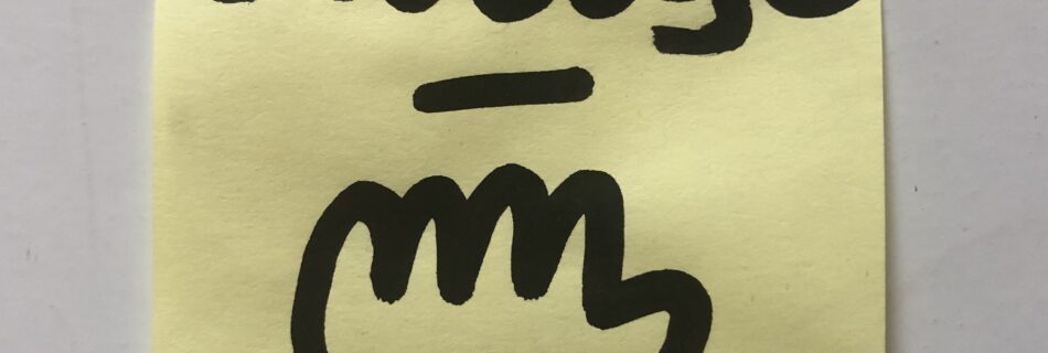 Photo d'un travail graphique du plasticien Philippe Pitet "Blocage" - 2024